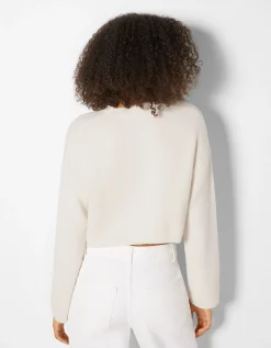 FEMME BERSHKA Maille*Pull col rond