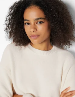 FEMME BERSHKA Maille*Pull col rond