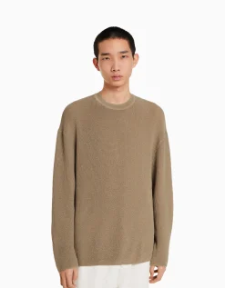 HOMME BERSHKA Vêtements*Pull col rond