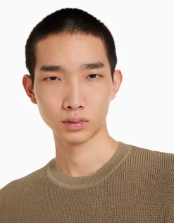 HOMME BERSHKA Vêtements*Pull col rond