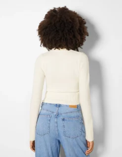 FEMME BERSHKA Maille*Pull col roulé