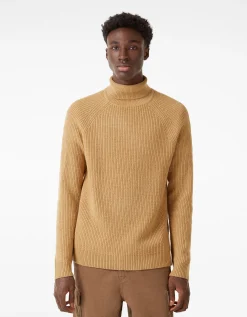 HOMME BERSHKA Pulls et gilets*Pull col roulé épais