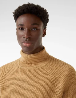 HOMME BERSHKA Pulls et gilets*Pull col roulé épais