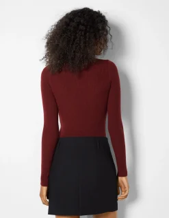 FEMME BERSHKA Pulls*Pull col style collier ras du cou