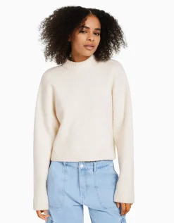 FEMME BERSHKA Pulls*Pull dos nu