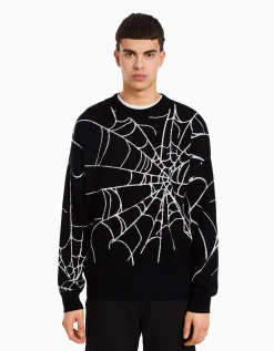 HOMME BERSHKA Vêtements*Pull imprimé