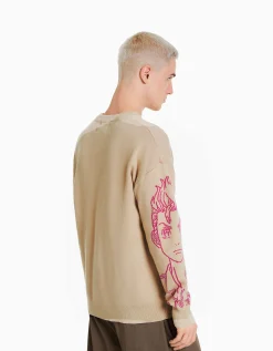 HOMME BERSHKA Tokyo Revengers*Pull imprimé TOKYO REVENGERS