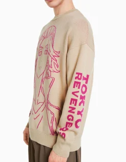 HOMME BERSHKA Tokyo Revengers*Pull imprimé TOKYO REVENGERS