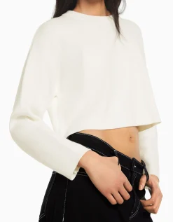 FEMME BERSHKA Maille*Pull maille col rond