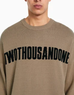 HOMME BERSHKA Vêtements*Pull texte