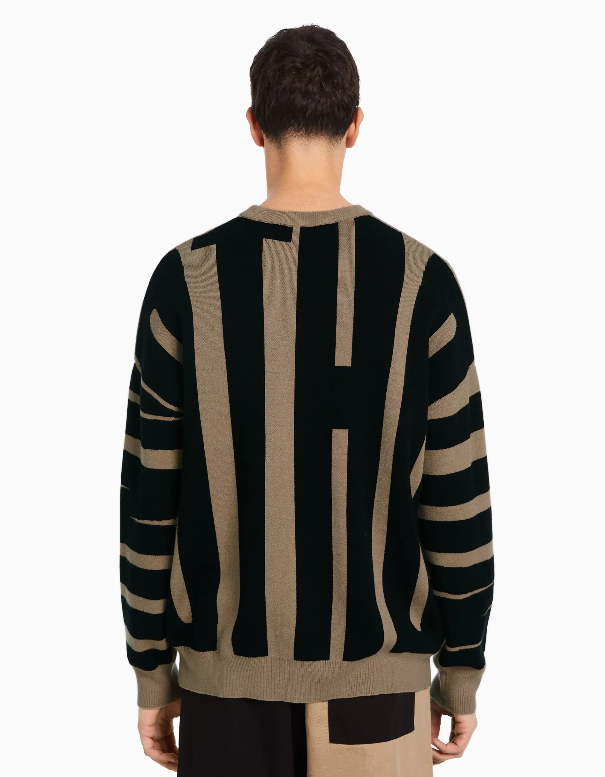 HOMME BERSHKA Vêtements*Pull texte