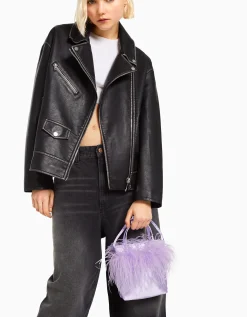 FEMME BERSHKA Tout voir*Sac anse plumes