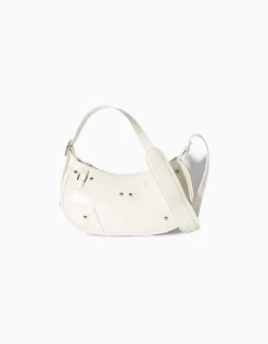 FEMME BERSHKA Similicuir*Sac anse similicuir rivets