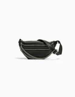 FEMME BERSHKA Similicuir*Sac banane similicuir