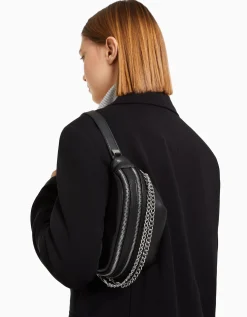 FEMME BERSHKA Similicuir*Sac banane similicuir