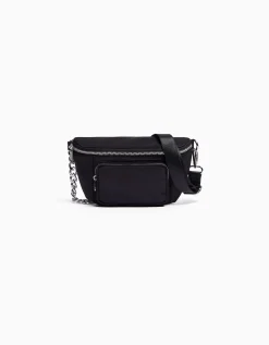 FEMME BERSHKA Tout voir*Sac banane tissu fermetures Éclair