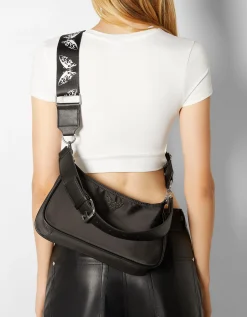 FEMME BERSHKA Best sellers*Sac besace imprimé papillons