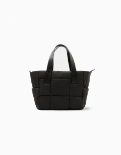 FEMME BERSHKA Tout voir*Sac cabas basique effet nylon
