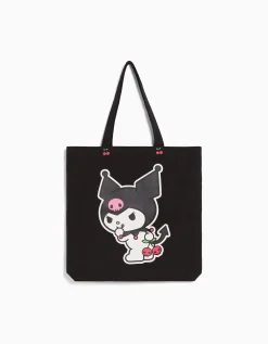 FEMME BERSHKA Cartoons*Sac cabas toile imprimé Kuromi