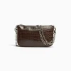 FEMME BERSHKA Tout voir*Sac chaîne imitation croco