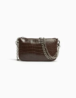 FEMME BERSHKA Tout voir*Sac chaîne imitation croco