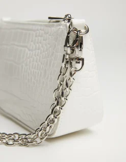 FEMME BERSHKA Tout voir*Sac chaîne imitation croco