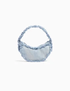 FEMME BERSHKA Tout voir*Sac denim anse effrangé