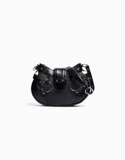 FEMME BERSHKA Accessoires*Sac denim anse gravure imprimé animal
