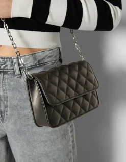 FEMME BERSHKA Tout voir*Sac matelassé anse chaîne