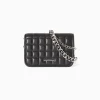 FEMME BERSHKA Similicuir*Sac matelassé chaîne