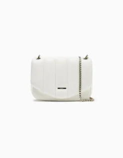 FEMME BERSHKA Similicuir*Sac matelassé vertical anse chaîne