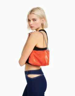 FEMME BERSHKA Tout voir*Sac mesh anse chaîne