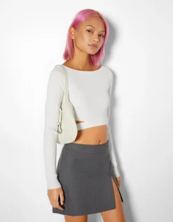 FEMME BERSHKA Tout voir*Sac porté épaule boucle effet argent