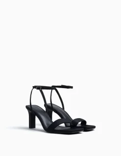 FEMME BERSHKA New*Sandales talon brides boucle de cheville