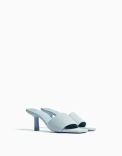 FEMME BERSHKA Chaussures*Sandales talon denim