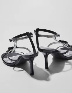 FEMME BERSHKA Party Fits*Sandales talon nœuds