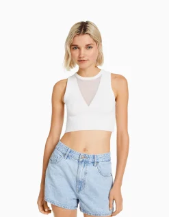 FEMME BERSHKA Shorts et bermudas*Short denim mom