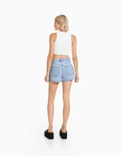 FEMME BERSHKA Shorts et bermudas*Short denim mom