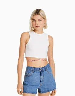 FEMME BERSHKA Shorts et bermudas*Short denim mom