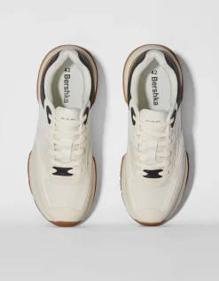HOMME BERSHKA Basiques*Sneakers mesh homme