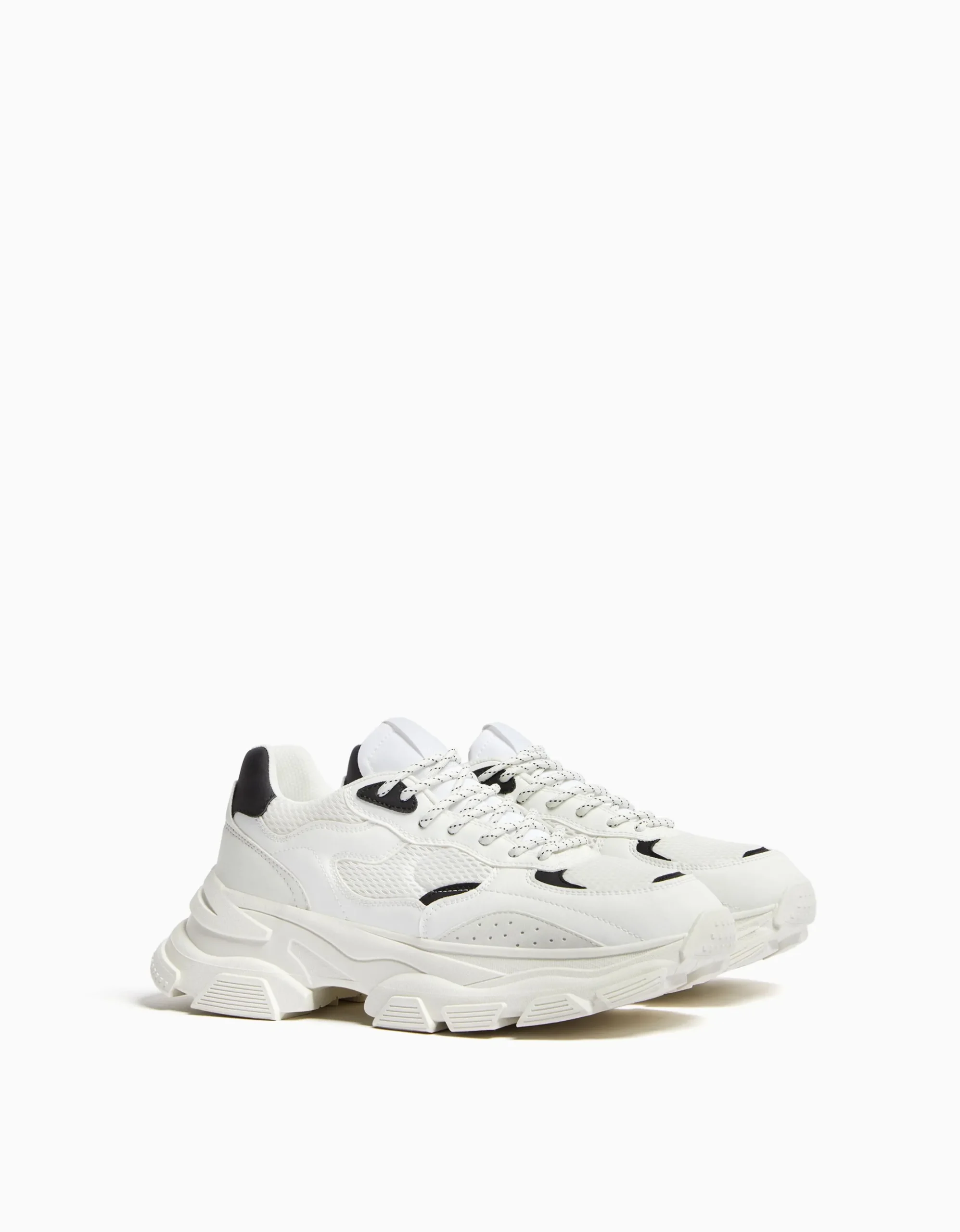 FEMME BERSHKA #bershkastyle*Sneakers semelle épaisse avec mesh homme