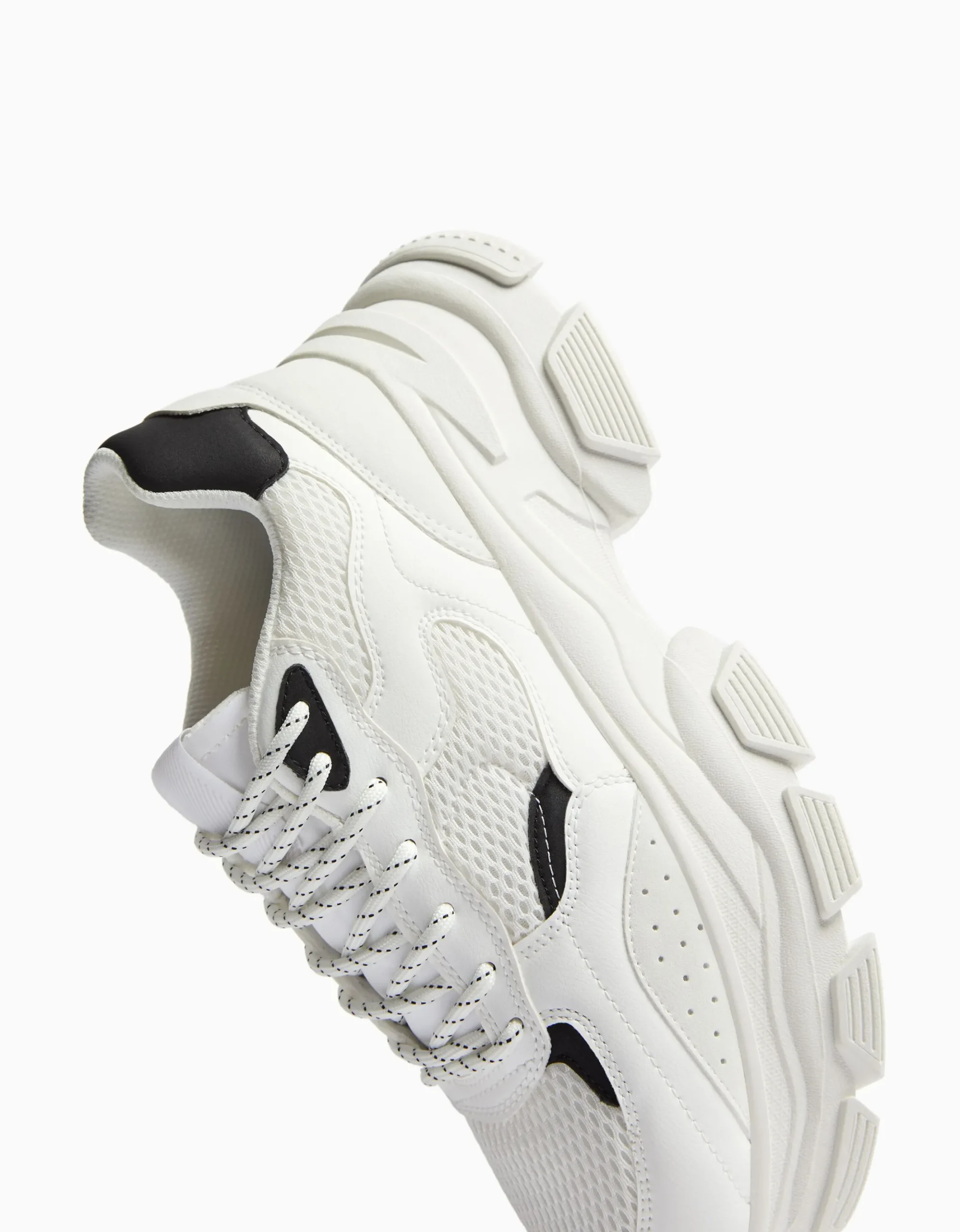 FEMME BERSHKA #bershkastyle*Sneakers semelle épaisse avec mesh homme