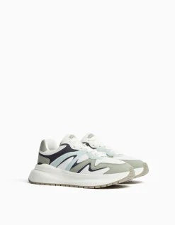 HOMME BERSHKA New*Sneakers semelle épaisse avec mesh homme