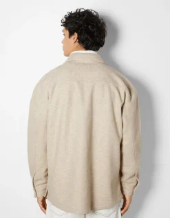 HOMME BERSHKA Blousons et manteaux*Surchemise basique