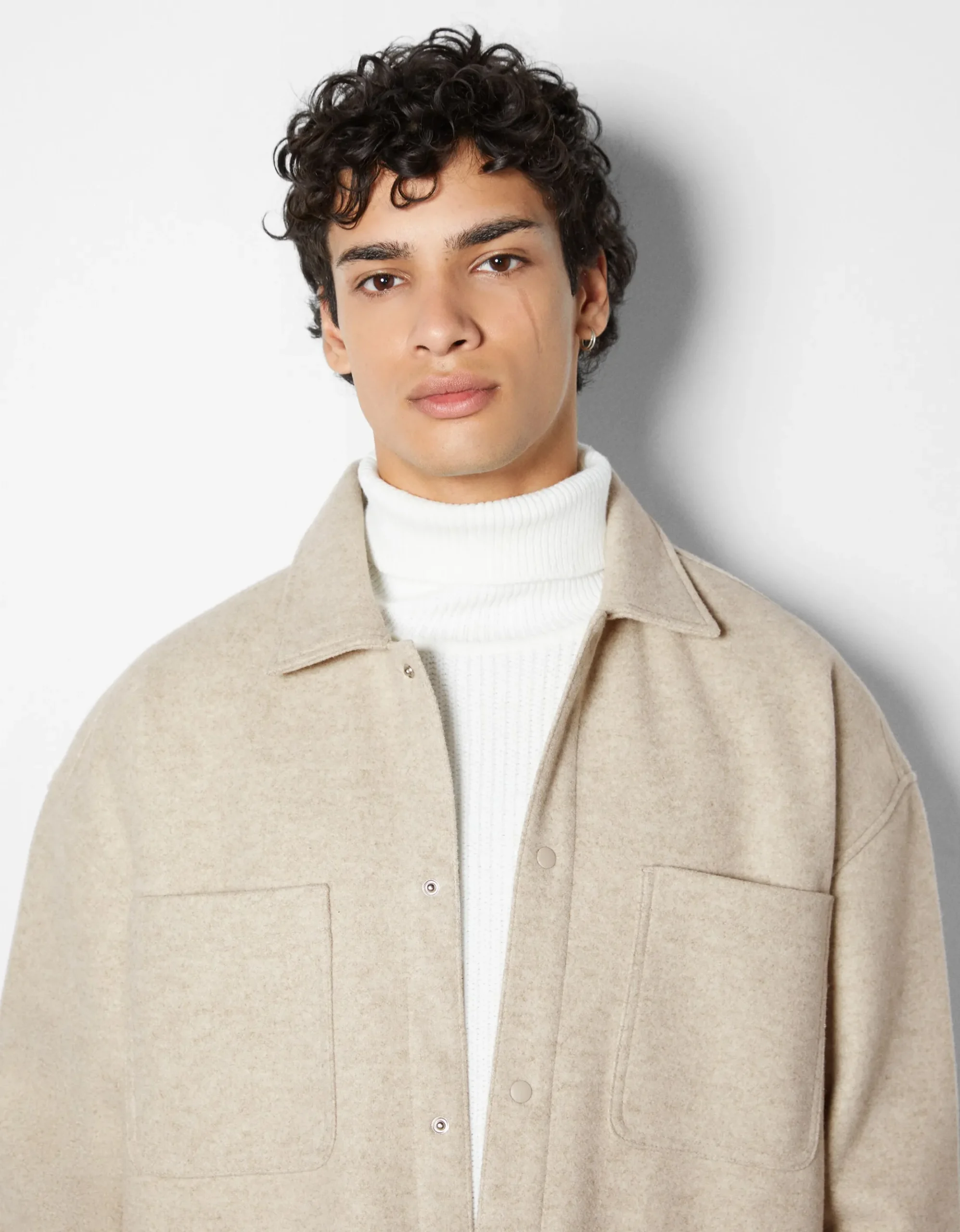 HOMME BERSHKA Blousons et manteaux*Surchemise basique