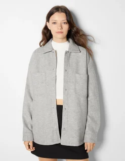 FEMME BERSHKA Vestes*Surchemise basique