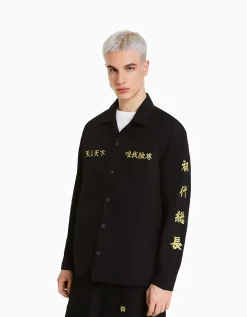 HOMME BERSHKA Collaborations®*Surchemise brodée TOKYO REVENGERS