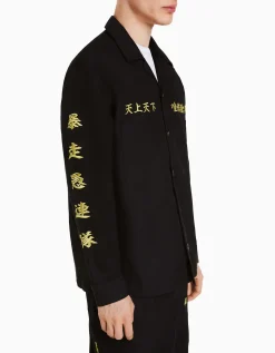 HOMME BERSHKA Collaborations®*Surchemise brodée TOKYO REVENGERS
