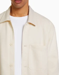 HOMME BERSHKA Blousons et manteaux*Surchemise imitation daim