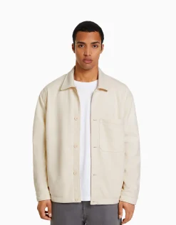 HOMME BERSHKA Vêtements*Surchemise imitation daim